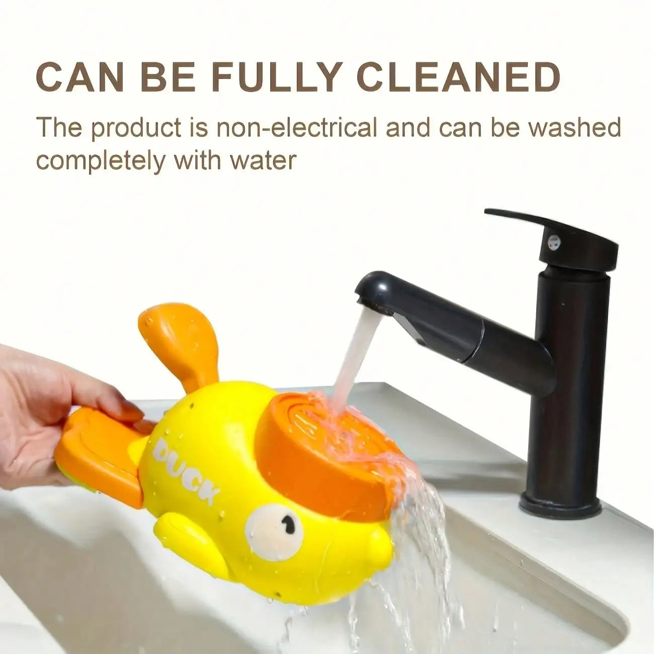 2-In-1 Dog Interactive Slow Feeder Bowls & Food Puzzle Toy, Duck-Shaped Dog TreatDispenser Anti-Gulping Bowl For Healthy Eating & LQ Training (Yellow)