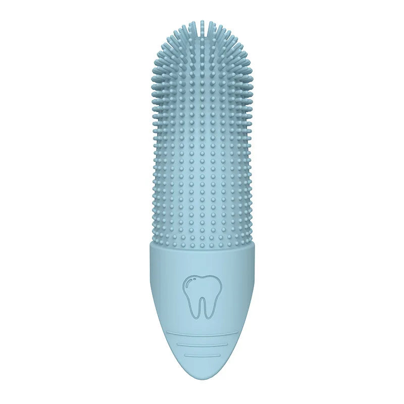 Dog Toothbrush, 360° Cleaning Finger Toothbrush for Dogs, Food Grade Silicone Dog Finger Toothbrush for Dogs & Cats Dental Care