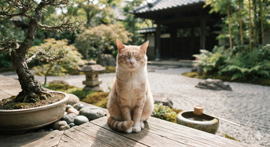 Zen cat garden