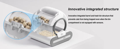 DOEL 65L Self-Cleaning Cat Litter Box App Control, ONLY Supports 2.4G WiFi w/Litter Mat&Trash Bags, Fit for Tofu & Mixed Litter
