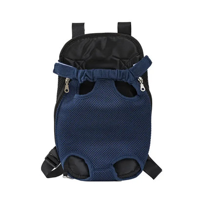 Pet Cat Dog Carrier Backpack Travel Breathable Double Shoulder Bag Mesh Carrier Front Bag for Small Pet Carrying Supplies