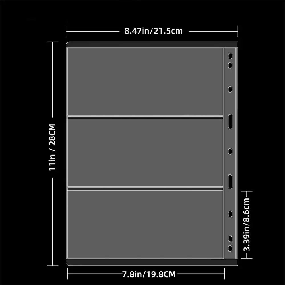 Portable Coin Collection Set 200 Coin 30 Paper Money Panels PVC Transparent Philatelic Book Album With Zipper Protection
