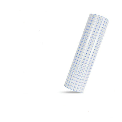 HTVRONT Clear Vinyl Transfer Paper Tape Roll-12 X 50 FT W/Alignment Grid Application Tape for Adhesive Vinyl for Decals