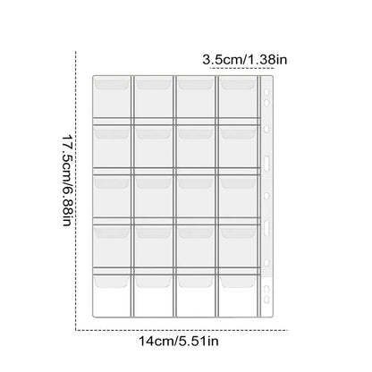 Portable Coin Collection Set 200 Coin 30 Paper Money Panels PVC Transparent Philatelic Book Album With Zipper Protection