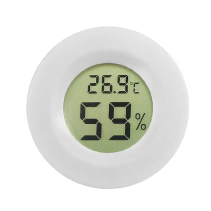 5/10Pcs Hygrometer Thermometer Digital Humidity Meter Indoor/Outdoor Humidity Monitor Reptile Thermo-Hygrometer For Greenhouse Humidors Terrarium Jars, Fahrenheit (℉) /Celsius(℃)