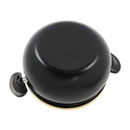 Iron Micro Pressure Cooker, 8.45Qt Capacity Non-Stick Pot with Safe Auto Pressure Release Valve for Induction Gas Electric Stove